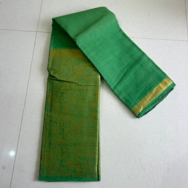 Prabanja Sungudi Self Plain Saree - Image 3