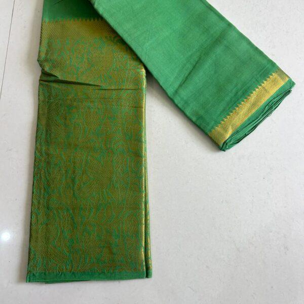 Prabanja Sungudi Self Plain Saree - Image 2