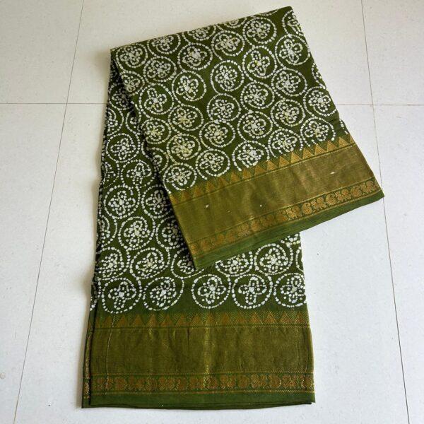 Prabanja Sungudi Self Wax Fancy Saree