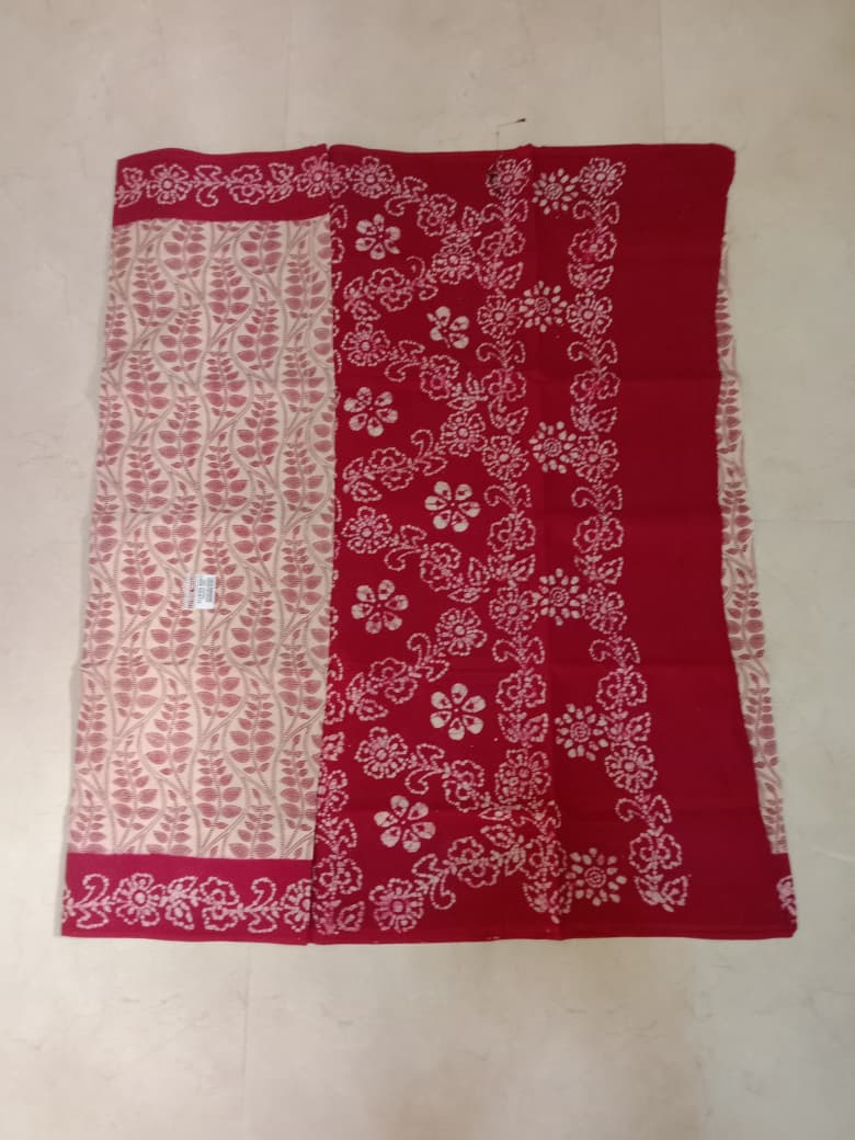 Prabanja Modern Art Printed Sungudi Cotton Saree - Image 4