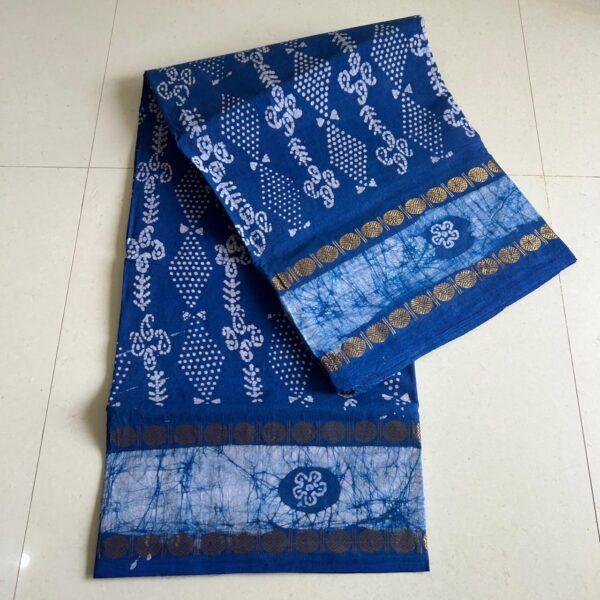 Prabanja Sungudi Self Wax Fancy Saree