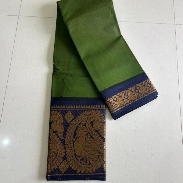 Prabanja Sungudi Plain Saree - Image 3