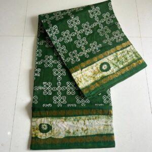 Prabanja Sungudi Self Wax Fancy Saree