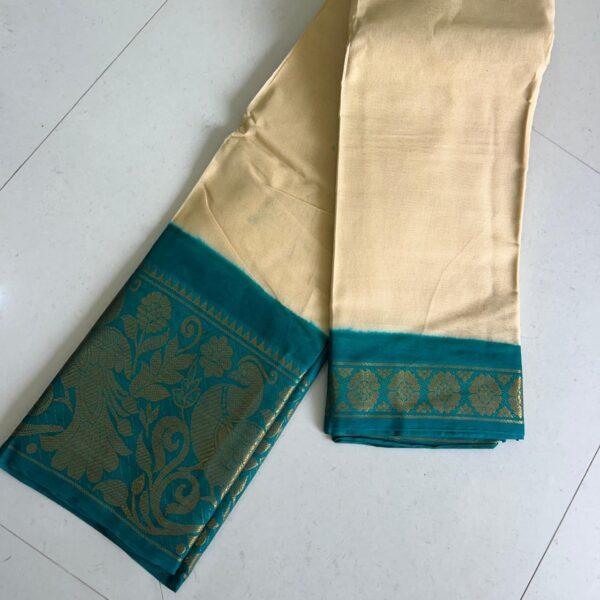 Prabanja Sungudi Plain Saree - Image 2