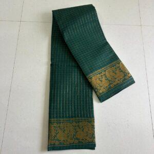 Prabanja Sugundi Jari Checks Self Plain Saree