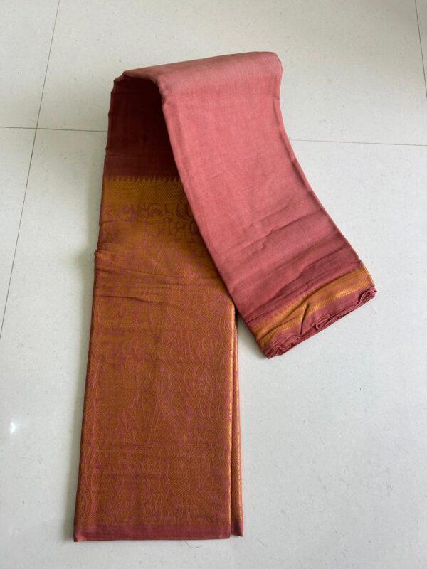 Prabanja Sungudi Self Plain Saree