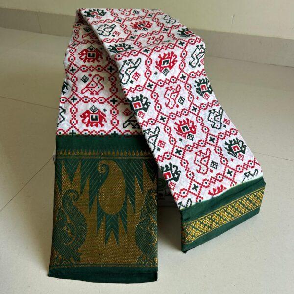 Prabanja Sugundi Upper Niranjana Fancy Saree - Image 3
