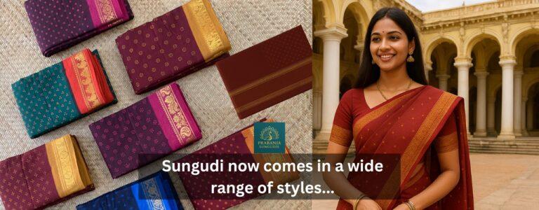 Sungudi now comes in a wide range of styles by Prabanja Sungudis