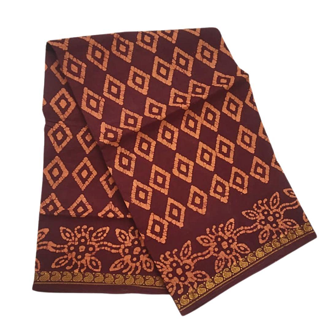 Prabanja Fancy Diamond Design Sungudi Cotton Saree
