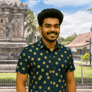 Prabanja Sungudi 100% Pure Cotton Big Bindhi Shirt | Green with Yellow Dot printing | Size-42