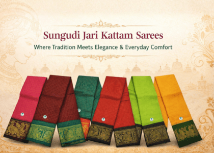 Jari Kattam Sarees – Where Tradition Meets Elegance & Everyday Comfort